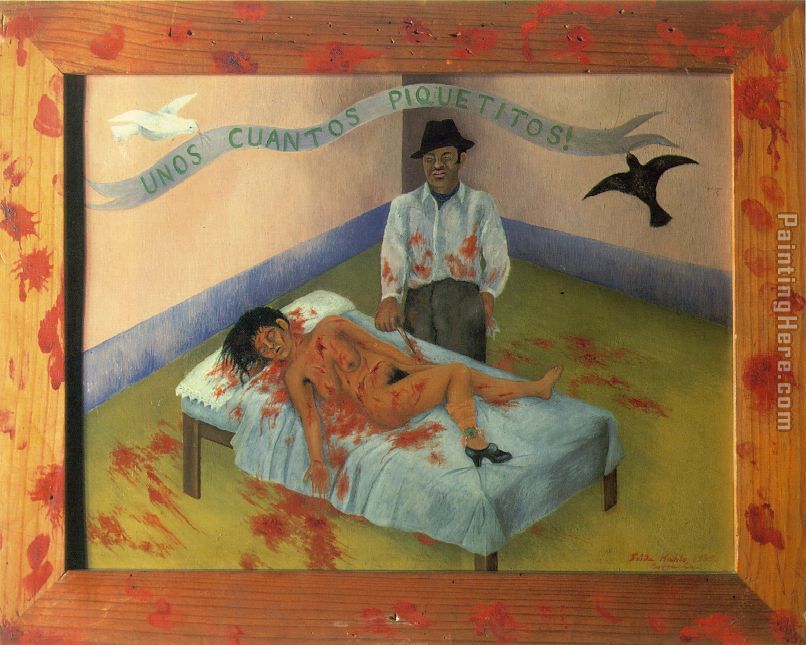 A Few Small Nips painting - Frida Kahlo A Few Small Nips art painting